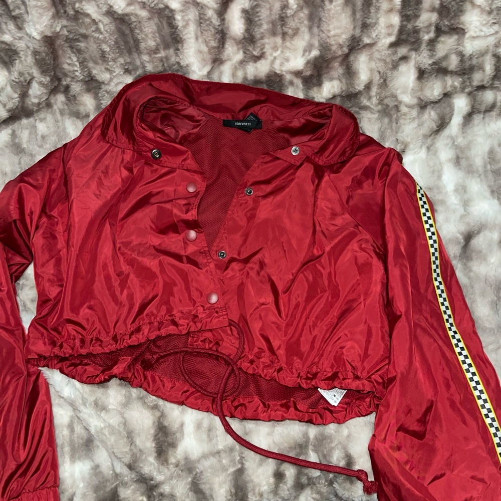Red jacket